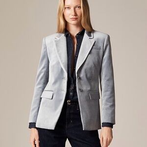 J CREW SIZE 0 Madelyn blazer in velvet CP832 $348